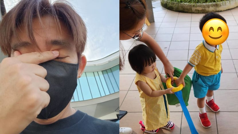 987FM DJ Gerald Koh Cries On 2-Year-Old Daughter’s 1st Day of School; “Can’t Accept” How She Didn’t Cry Too