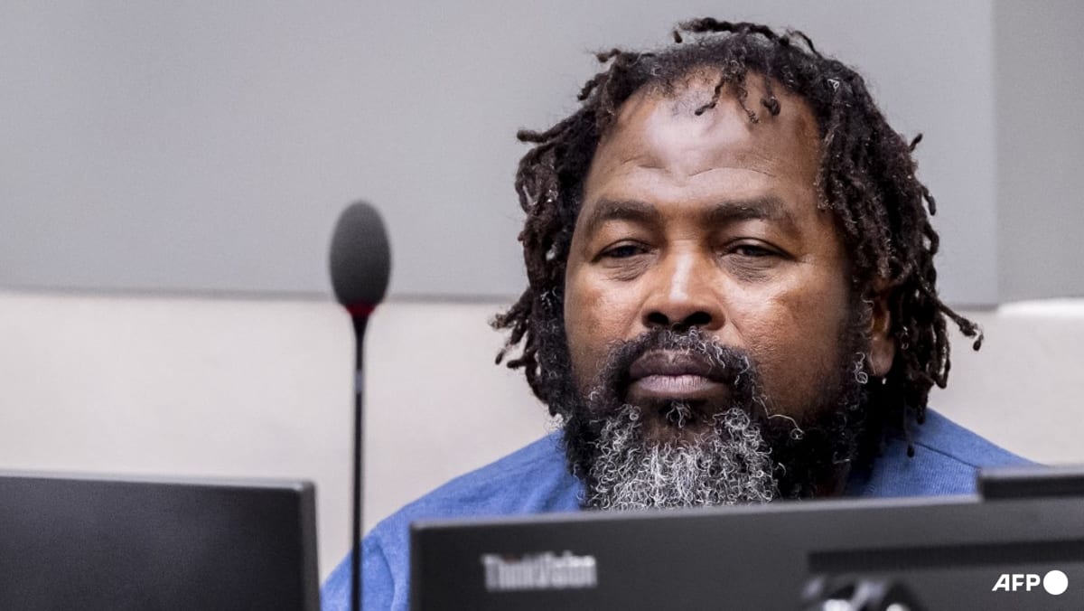 Alleged commander of the rebel coalition Seleka, notably accused of torturing detainees during civil unrest in 2013 in the Central African Republic, Mahamat Said Abdel Kani reacts at the International Criminal Court (ICC) in the Hague on Sep 23, 2026. (Photo: Remko de Waal/ANP/AFP)