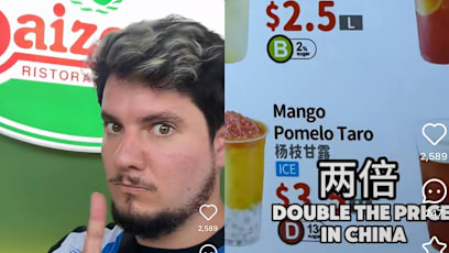 Is S’pore Too Costly? Foreigner Says Mixue, Saizeriya & Chagee Are Nearly Half the Price in China