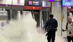 புவாங்கோக் MRT நிலையத்தில் புகை