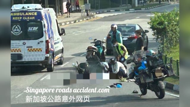 摩托车与轿车相撞 62岁骑士不幸身亡