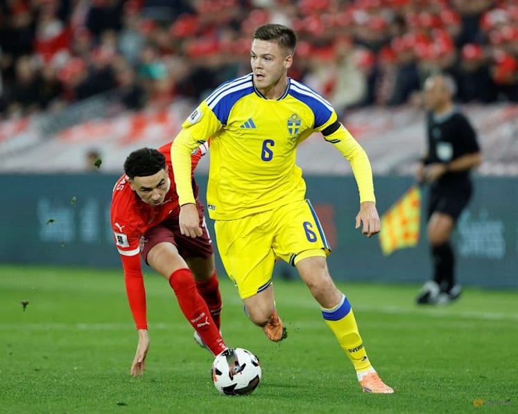 Sweden's injured Holm misses World Cup, Johansson called up