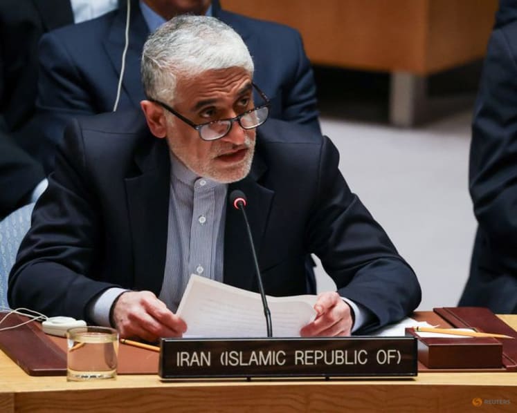Iran's UN envoy says 1,332 Iranian civilians killed in war  