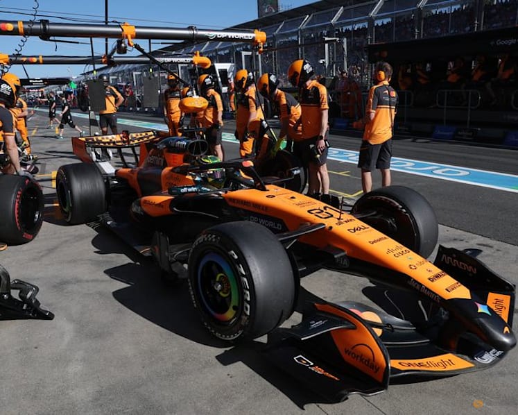 Russell fastest in final practice as Mercedes teammate crashes out