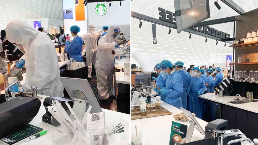 Starbucks Shenzhen Staff In Hazmat Suits After Covid-19 Scare: Reassuring Or Alarming?