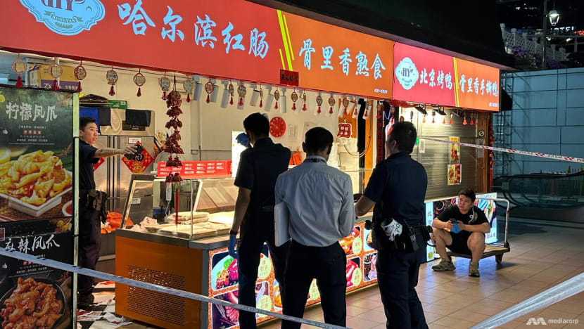 Woman arrested after alleged chopper attack at People's Park Complex food stall 