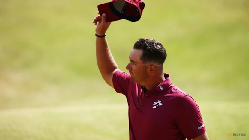 Herbert narrowly misses record round as he seizes Open lead