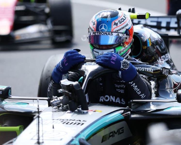 F1 leader Antonelli powers past Hamilton for first sprint win