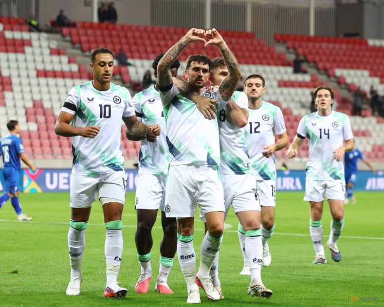 Ireland beat Israel 3-0 to end fractious weekend with Nations League win