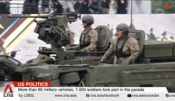 US military parade overshadowed by protests and political killings