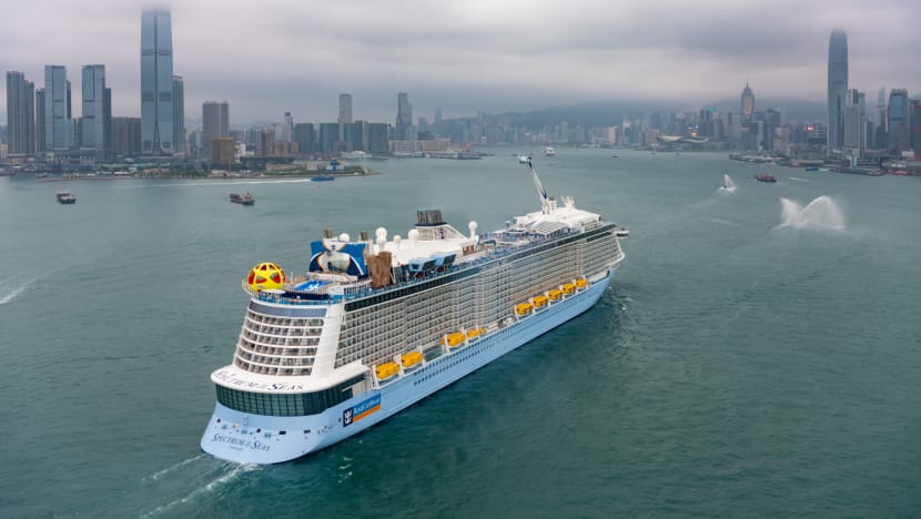 Cruise ship passenger falls overboard Spectrum of the Seas; search underway Cruise ship passenger falls overboard Spectrum of the Seas; search underway