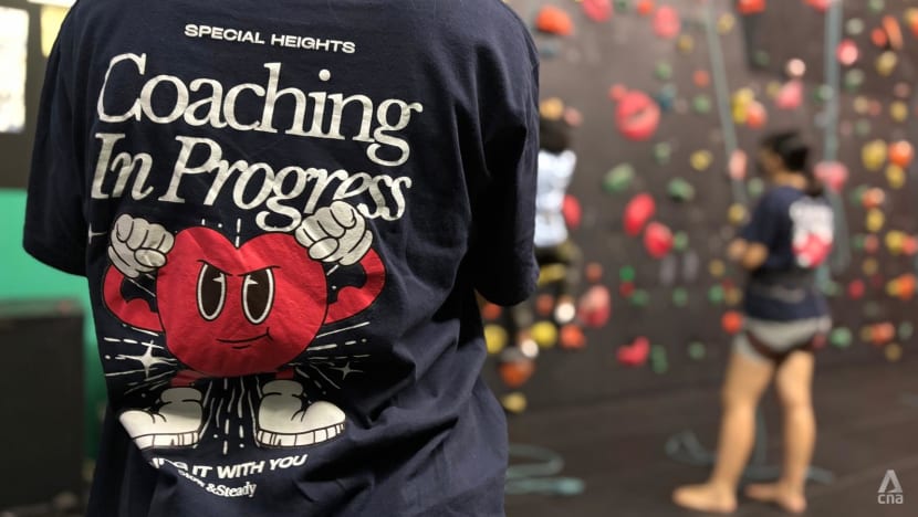 ‘They deserve their own space’: Climbing gyms in Singapore hope to take inclusiveness to greater heights ‘They deserve their own space’: Climbing gyms in Singapore hope to take inclusiveness to greater heights