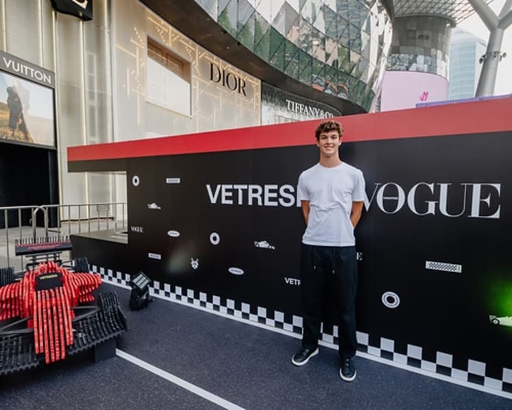 VETRESKA Celebrates "Fast Life. Reimagined." with Global Brand Partner Ollie Bearman in Singapore