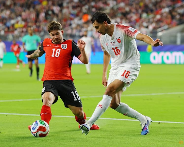 Jordan can hold heads high despite debut defeat to Austria, coach says