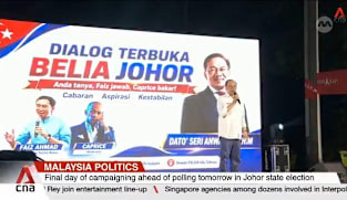 Final day of campaigning ahead of polling in Johor state election