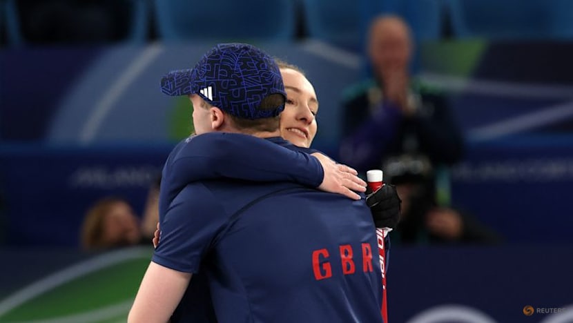 Curling-Italy see off Britain in tight match to secure mixed doubles bronze