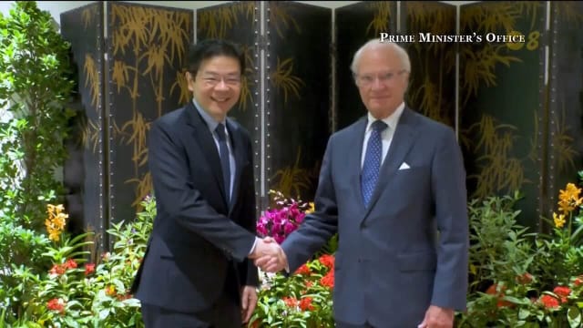 瑞典国王访新 加强多领域合作签署多项备忘录