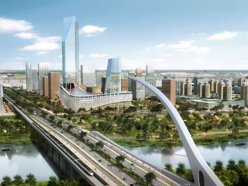 An artist's impression of Amaravati, the proposed new capital city of India's Andhra Pradesh state. The project was officially called off on Monday (Nov 11). An artist's impression of Amaravati, the proposed new capital city of India's Andhra Pradesh state. The project was officially called off on Monday (Nov 11).