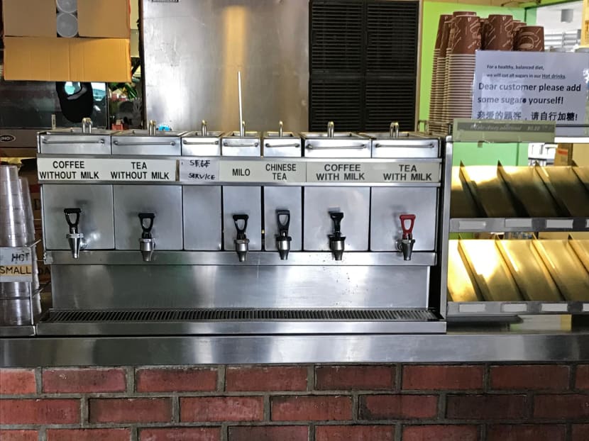 Let customers dispense drinks, control sugar intake in hawker centres and coffee shops