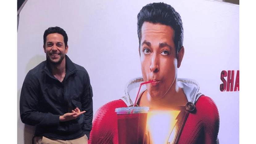Zachary Levi unveils Shazam! costume