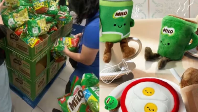 Peminat Milo berpusu-pusu ke pasar raya untuk dapatkan patung 'plushie' edisi terhad