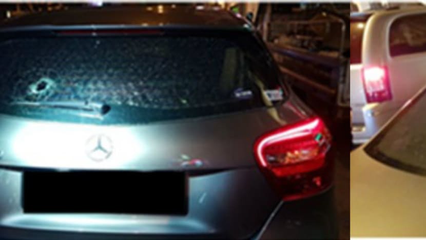 Man arrested for tossing pebbles at stationary vehicles while driving