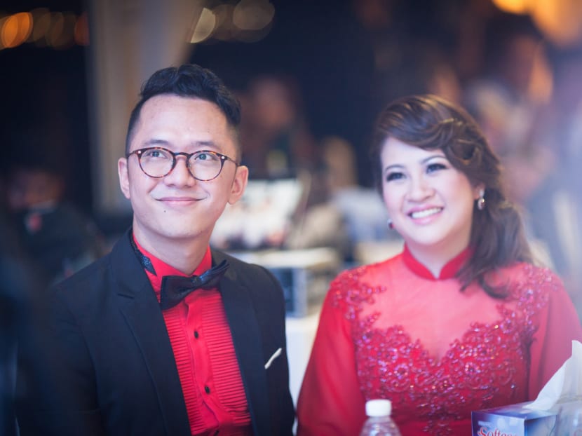 Sweet wedding: Sezairi Sezali and Syaza Qistina Tan