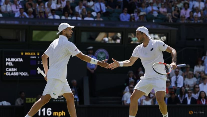 Britain's Cash and Glasspool win Wimbledon men's doubles title
