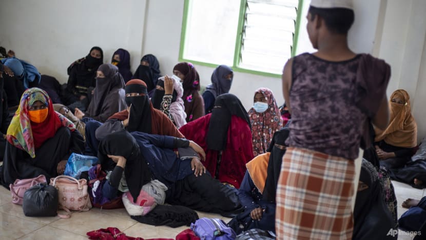 More than 100 Rohingya land on beach in Indonesia's Aceh
