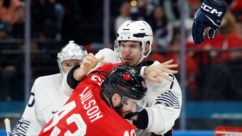 Ice hockey-France suspend Crinon for rest of Games after Canada fight