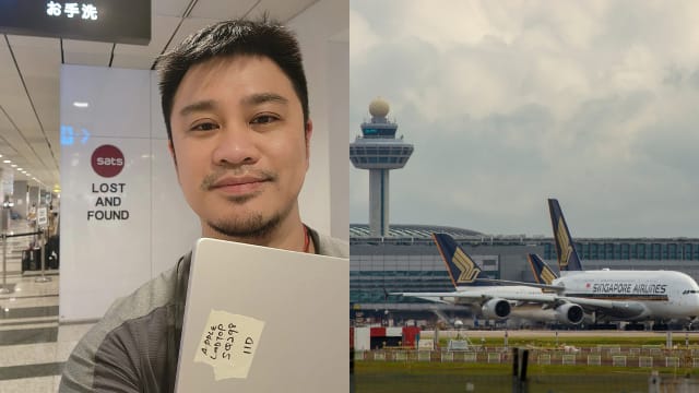 将笔电落在飞机上却不慌 男子：相信新航与樟宜机场效率