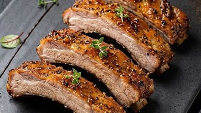食谱：烤啤酒排骨