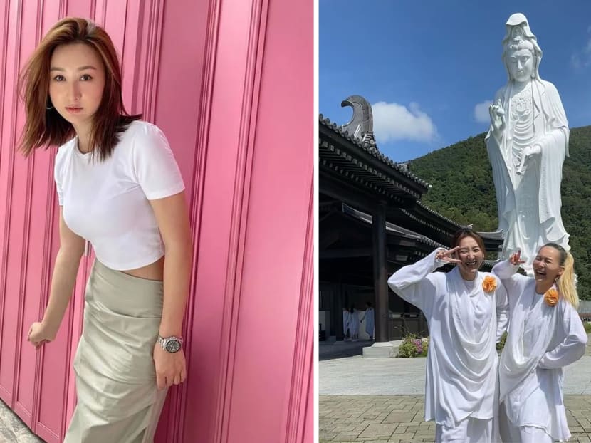 TVB actress Samantha Ko criticised for taking cheeky photos in front of Goddess of Mercy statue