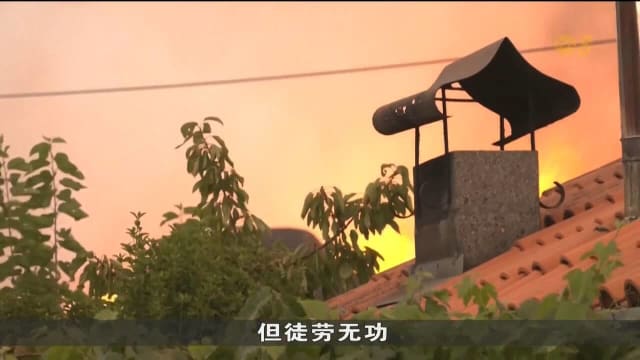 西班牙林火肆虐 导致三人死五人伤