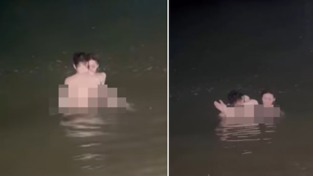 外籍情侣疑在芭堤雅海域性交 被围观拍摄