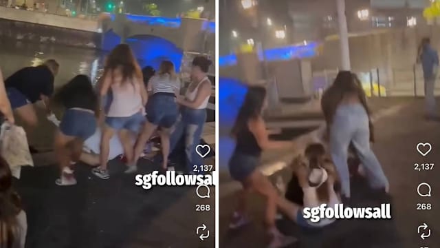 克拉码头多名女子争执动手 警方：案件还在调查