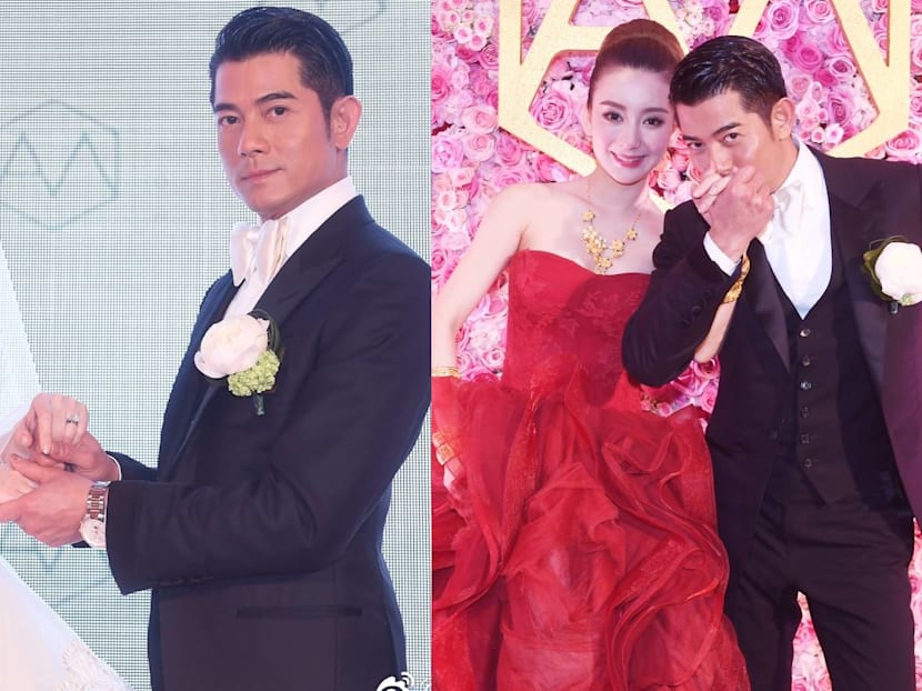 Aaron Kwok, 56, & Moka Fang, 34, Share Never-Before-Seen Pictures From Their 2017 Wedding