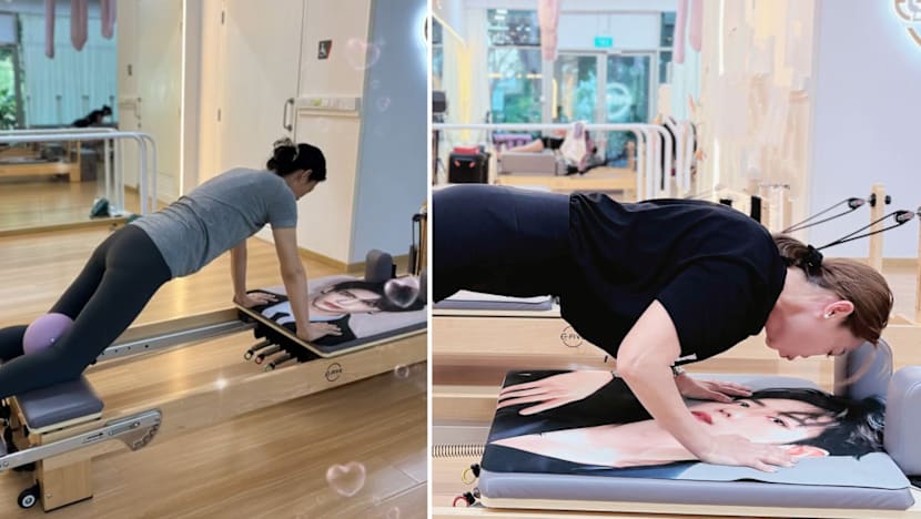 Pilates reformer celeb face
