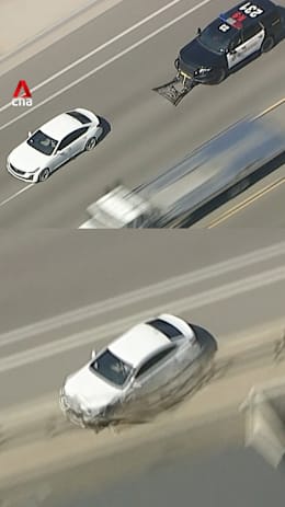 California car chase ends in violent crash