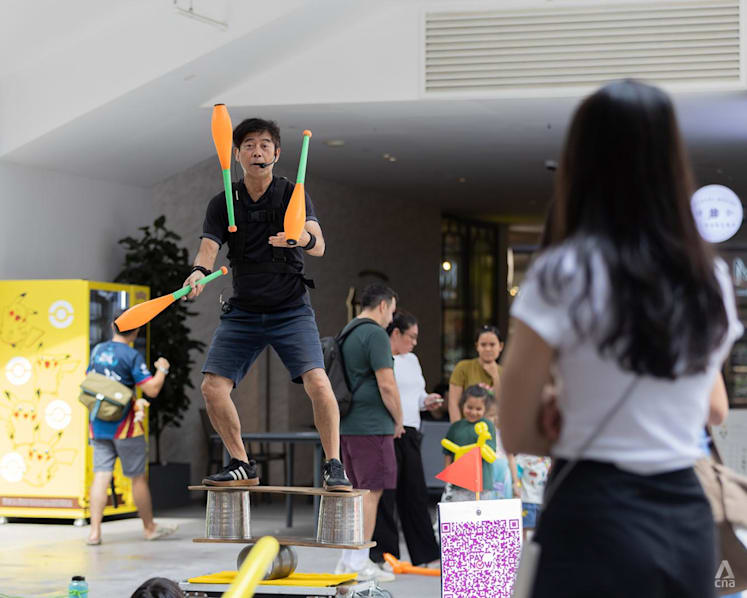 He left the corporate world to be a busker. Nearly 30 years on, he's still chasing the next trick
