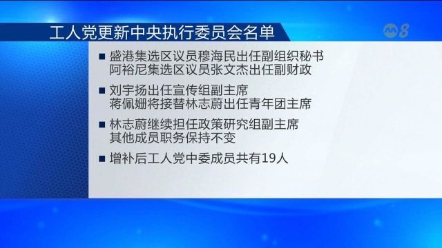 工人党更新中央执行委员会名单