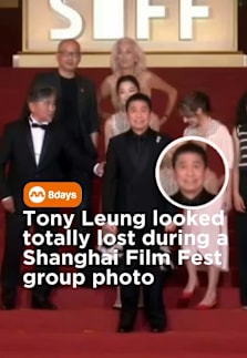 He made a mistake in the most careful way 😬. #8dayssgAsianEnt  #8dayssg #tonyleung #redcarpet #funnymoment 