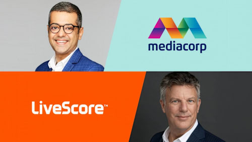 Mediacorp partners LiveScore to bring fans closer to the action with real-time data and always-on match updates