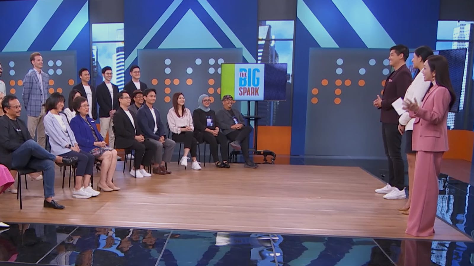 Just five teams advance to the final of CNA’s latest business reality show The Big Spark and face one last obstacle – convincing eight venture capitalists that their businesses are worth investing in