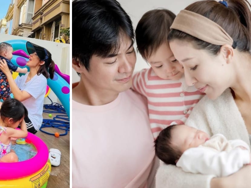 Netizens Praise Him Law & Tavia Yeung For Being Thrifty After They Use $121 Taobao Float As Backdrop For Family Pic