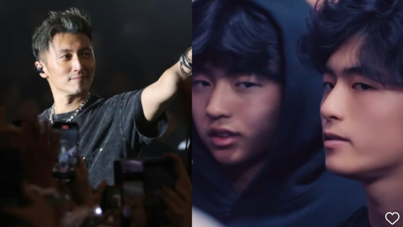 Nicholas Tse's Teen Sons Seen At His HK Concert, Fans Gush Over How Handsome They Are