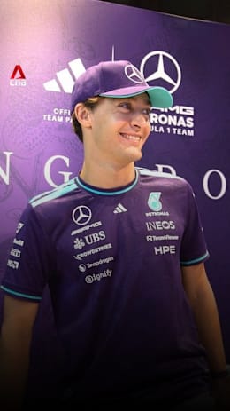 George Russell unfazed by haze ahead of Singapore F1 race