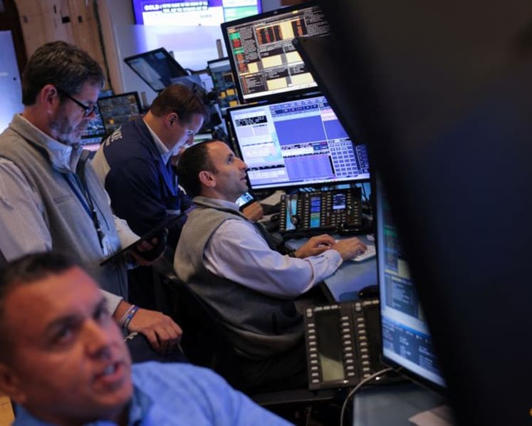 Stocks edge higher, dollar pares some gains after Fed keeps rates steady