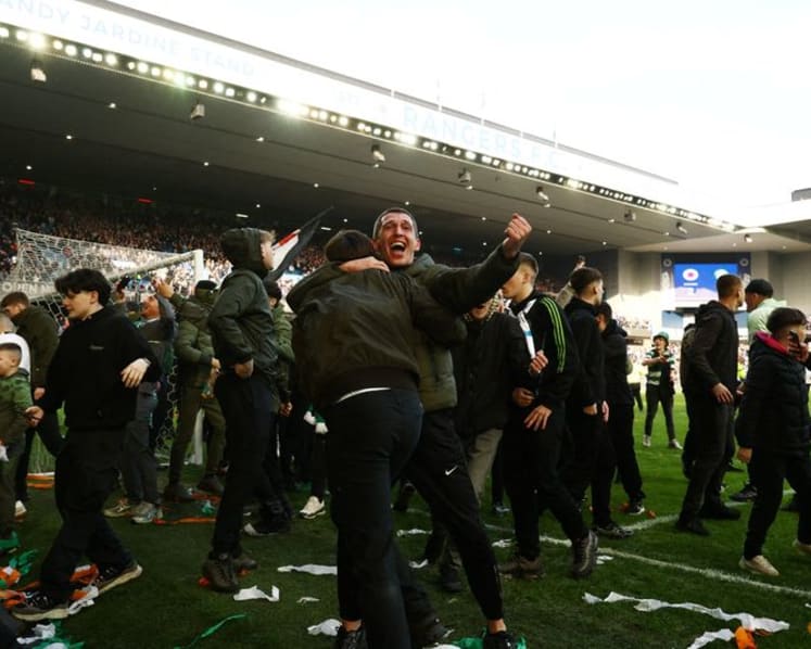 Fans clash after Celtic beat Rangers in Scotland's 'Old Firm' derby