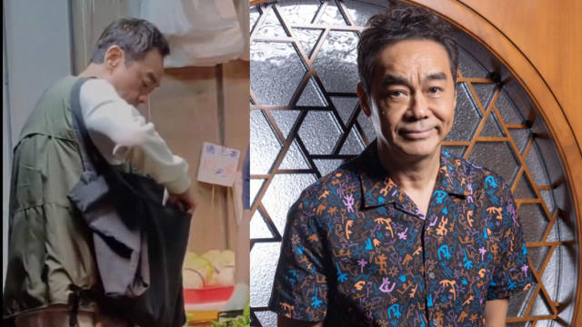 超接地气的！影帝刘青云背环保袋到巴刹买菜